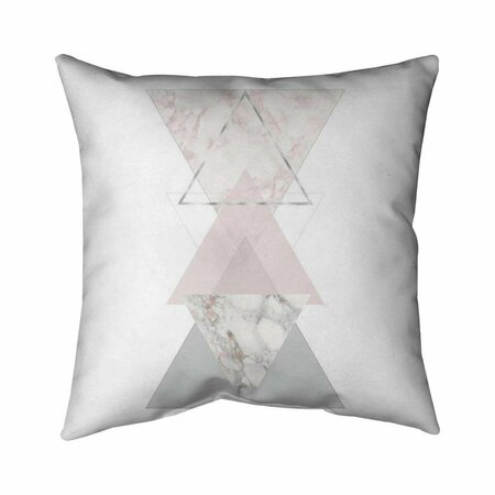 BEGIN HOME DECOR 26 x 26 in. Geometric Art-Double Sided Print Indoor Pillow 5541-2626-PA2